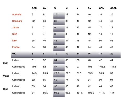 chanel dress size chart|chanel size conversion chart.